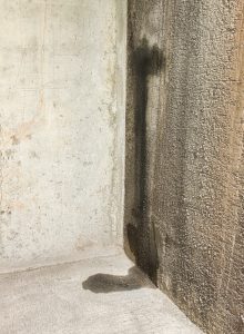 Water leaking from a specific point of a basement wall