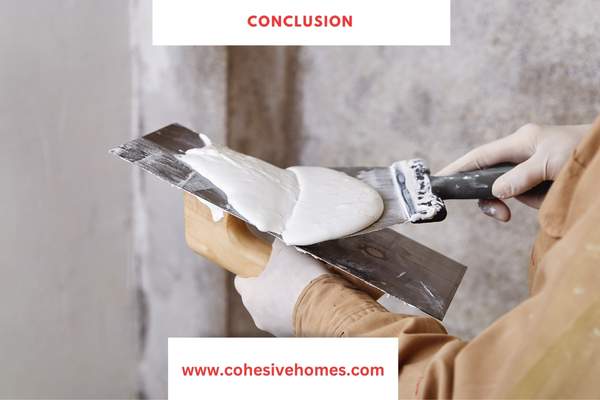 Conclusion for how to repair lath and plaster walls