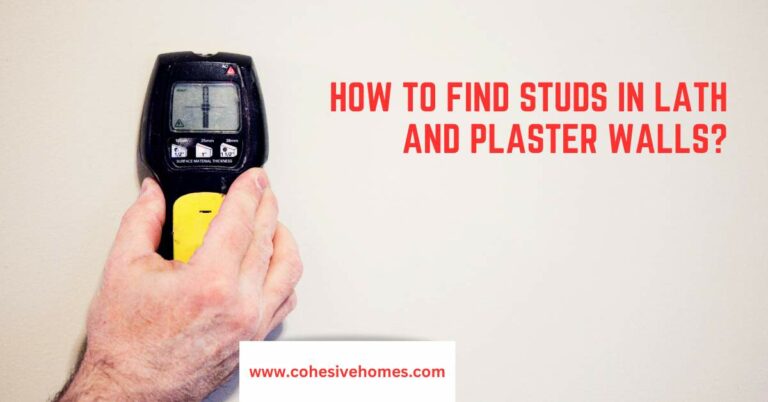 finding studs in lath and plaster walls