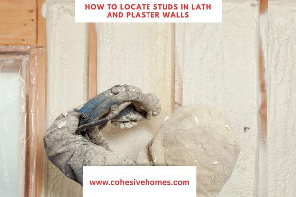 How to locate studs in lath and plaster walls