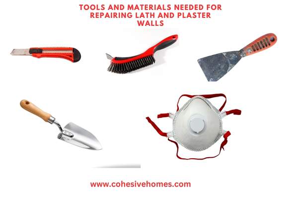 Tools and materials needed for repairing 