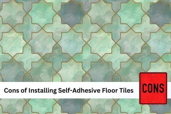 Cons of Installing Self Adhesive Floor Tiles